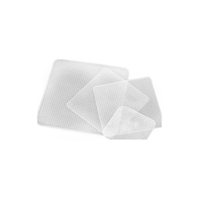 4 coperchio Silicone Pezzi Guarnizione ermetici Mantenere Cibo Fresco freschi