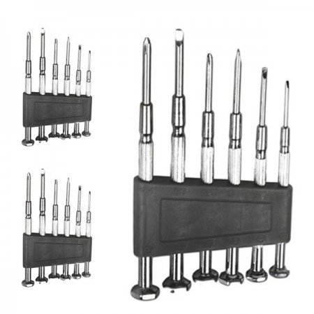 3x Kit Cacciaviti giravite precisione cellulare orologi 6 misure Set cacciavite