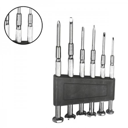 3x Kit Cacciaviti giravite precisione cellulare orologi 6 misure Set cacciavite