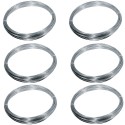 6 rotoli di Filo di ferro zincato Fai da te per legature Dm.1mm MT 20 30 Matassa