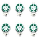 6 Bobina Filo da giardinaggio Plastificato Piante legature MT 20 Giardino ferro
