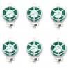 Hongu 6 Bobina Filo da giardinaggio Plastificato Piante legature MT...