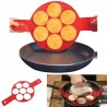 Stampo padella in silicone per pancakes frittelle omelette antiaderente stampi