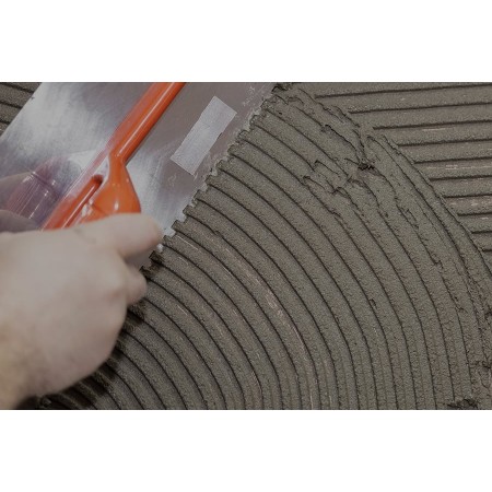 Cazzuolo Frattazzo per Colla Spatola Manico Pavimenti Frattone dentato cemento