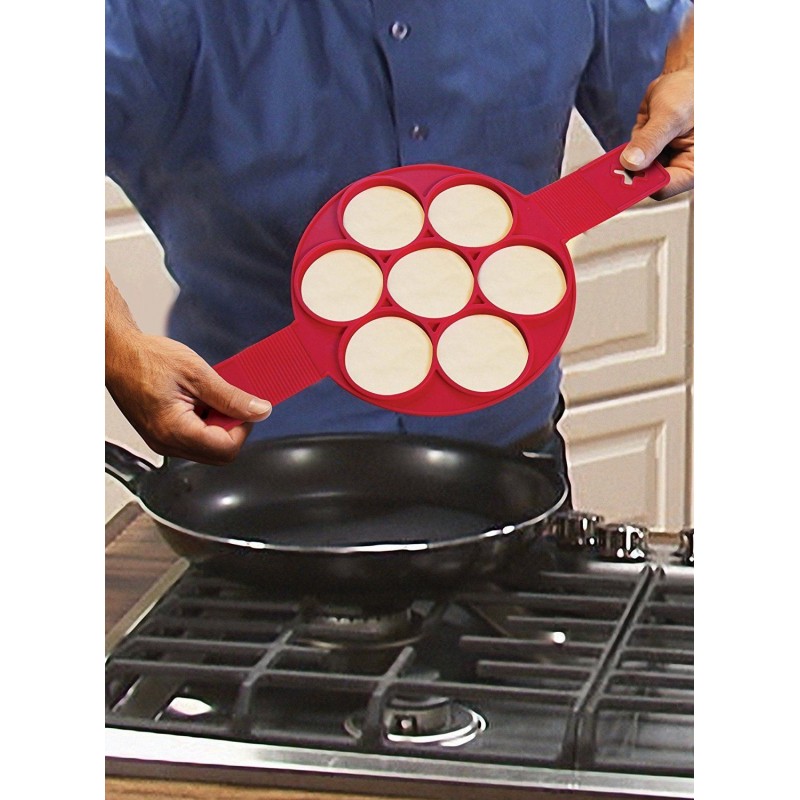 Stampo padella in silicone per pancakes frittelle omelette antiaderente stampi