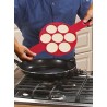 Stampo padella in silicone per pancakes frittelle omelette antiaderente stampi