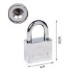 Hongu 2x Lucchetto arco 3 chiavi Antiscasso Corazzato Catenaccio Ac...