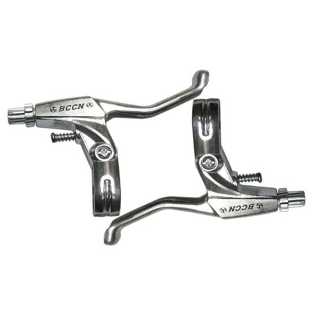 Coppia leva freno destro sinistro bici bicicletta leve dei freni alluminio e plastica