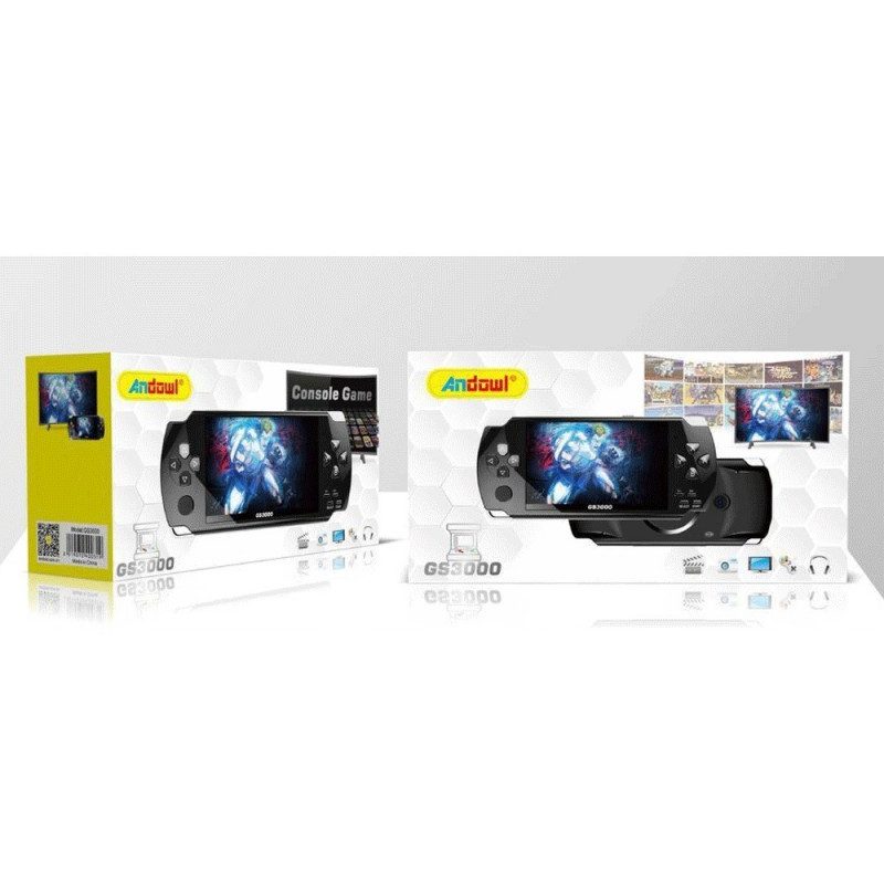 Andowl Console portatile 4,3 pollici giochi LCD SD TF Card Gioco 10...
