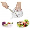 Ciotola taglia insalata frutta verdura slicer veloce pulito semplice scolapasta