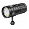 Hongu Torcia led subacquea 25000 lumen manico 100 m immersioni escu...