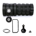 Torcia led subacquea 25000 lumen manico 100 m immersioni escursioni diving Sub