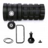 Hongu Torcia led subacquea 25000 lumen manico 100 m immersioni escu...