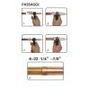 Hongu ESPANSORE MANUALE ALLARGA TUBI A PINZA PER TUBO RAME 7 MISURE...