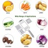 Grattugia manuale acciaio 3 in 1 Formaggio Verdura Lame Affettatric...