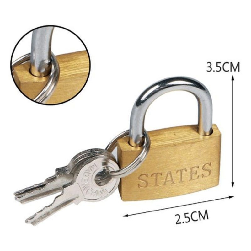 Hongu 6x lucchetto arco con 3 chiavi sicurezza varie misure lungo c...