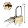 Hongu 6x lucchetto arco con 3 chiavi sicurezza varie misure lungo c...