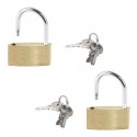 2x lucchetto arco con 3 chiavi sicurezza varie misure  60mm catenaccio antifurto
