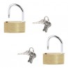 Hongu 2x lucchetto arco con 3 chiavi sicurezza varie misure 60mm ca...