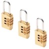 Hongu 3 Lucchetti a combinazione 3 cifre Bagagli Valigia Trolley Ar...