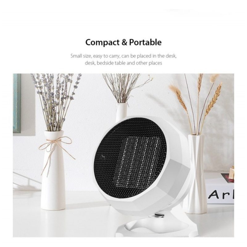 Hongu Mini stufa stufetta portatile elettrica 1800W termoventilator...