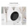 Hongu Mini stufa stufetta portatile elettrica 1800W termoventilator...