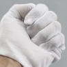 Hongu 24 PAIA GUANTI COTONE BIANCHI CAMERIERI BIOLOGICA LAVORO DIAM...