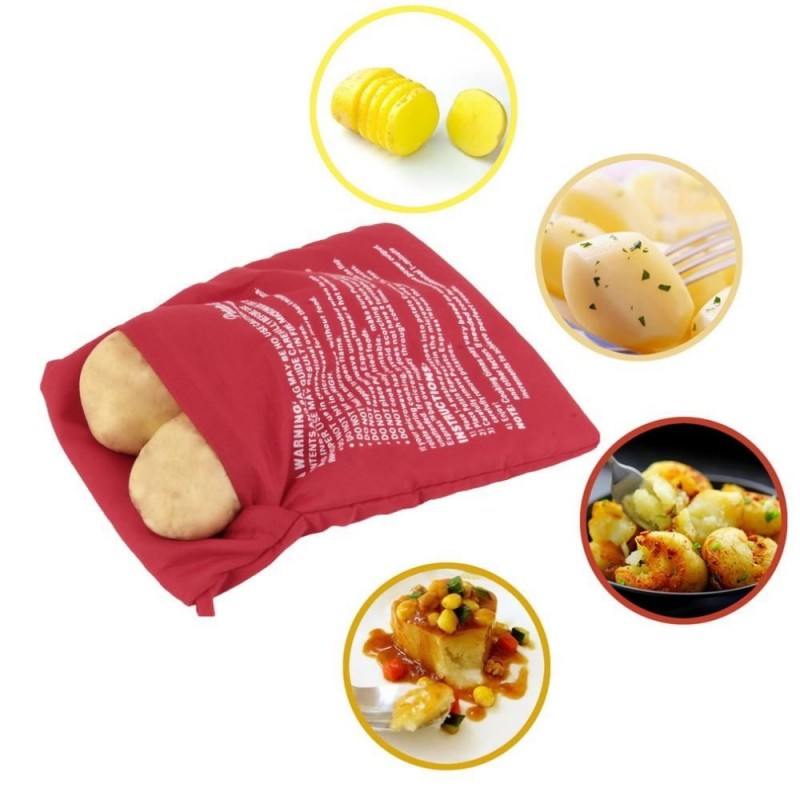 Sacca bag cuoci hot dog patate etc forno microonde piccolo e grande