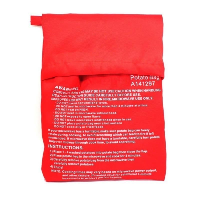 Sacca bag cuoci hot dog patate etc forno microonde piccolo e grande