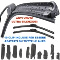 2x Spazzole Tergicristallo Aerotwin Anteriori RENAULT SCENIC IV (J9) DAL 09/2016 IN POI