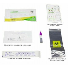 Kit da 5 tamponi rapido nasale test antigienico per virus certificato CE Hotgen