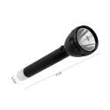 Torcia Potente USB ricaricabile Led Luce Portatile Lampada lavoro Bianca Garage