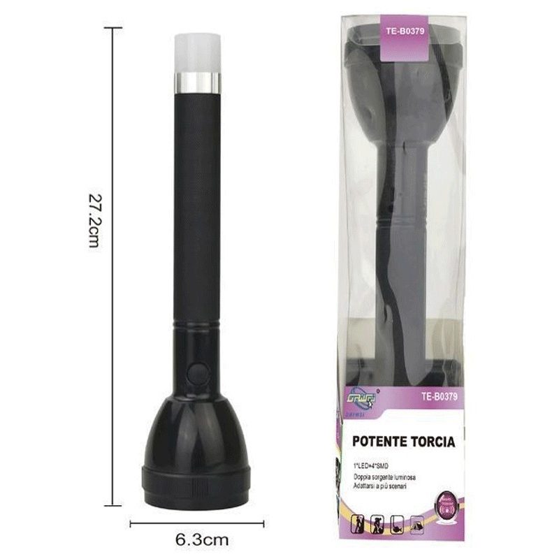 Hongu Torcia Potente USB ricaricabile Led Luce Portatile Lampada la...