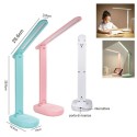 Lampada da scrivania led Inclinabile 180° pieghevole lettura tavolo luce B0440