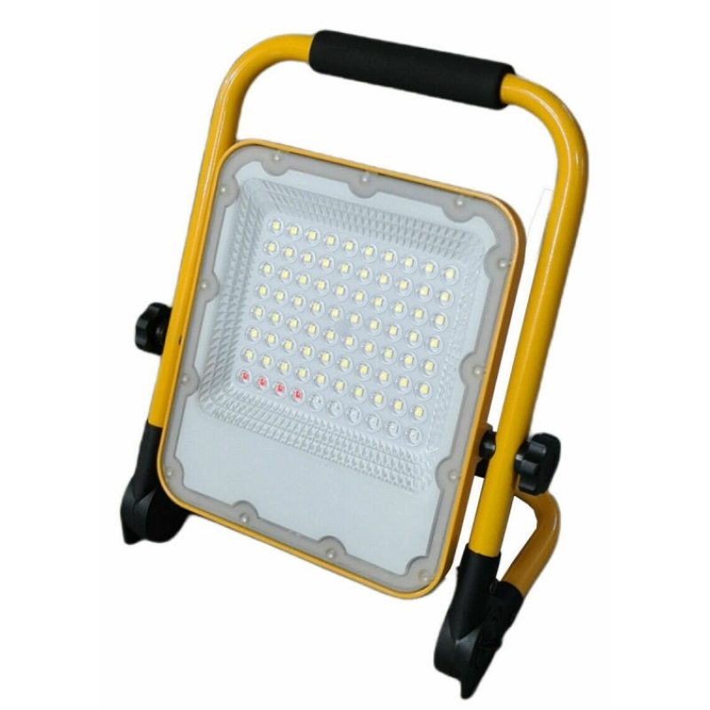 Hongu FARO LUCE LED CANTIERE LAMPADA IP65 LAVORO RICARICABILE PORTA...