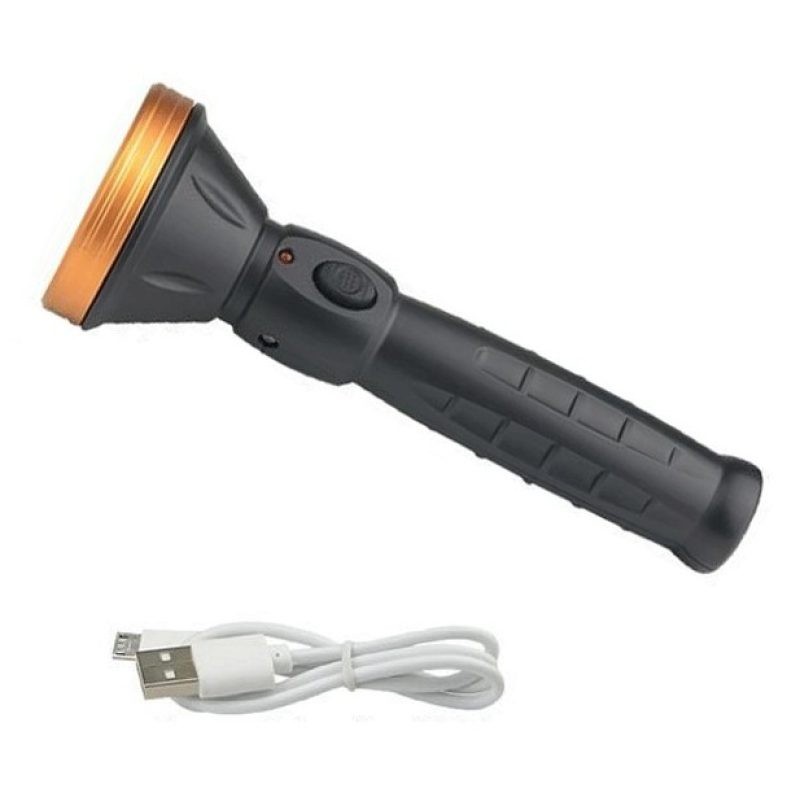 Torcia LED UV Multifunzione Ricaricabile Luce Portatile USB Pesca L...