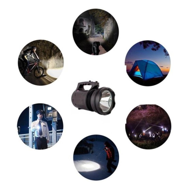 Hongu Torcia Faro LED luce Lampada Ricaricabile USB Lavoro Portatil...