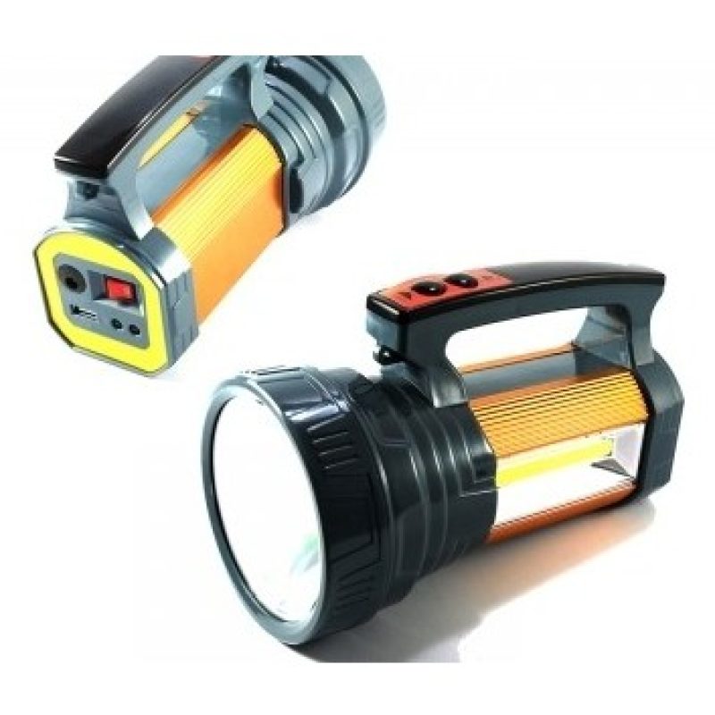 Hongu Torcia Faro LED luce Lampada Ricaricabile Emergenza Campeggio...