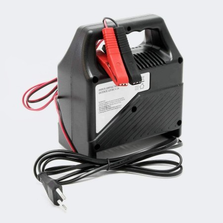 Caricabatteria portatile automatico auto moto 6 12v 6A con Pinze Camper barca