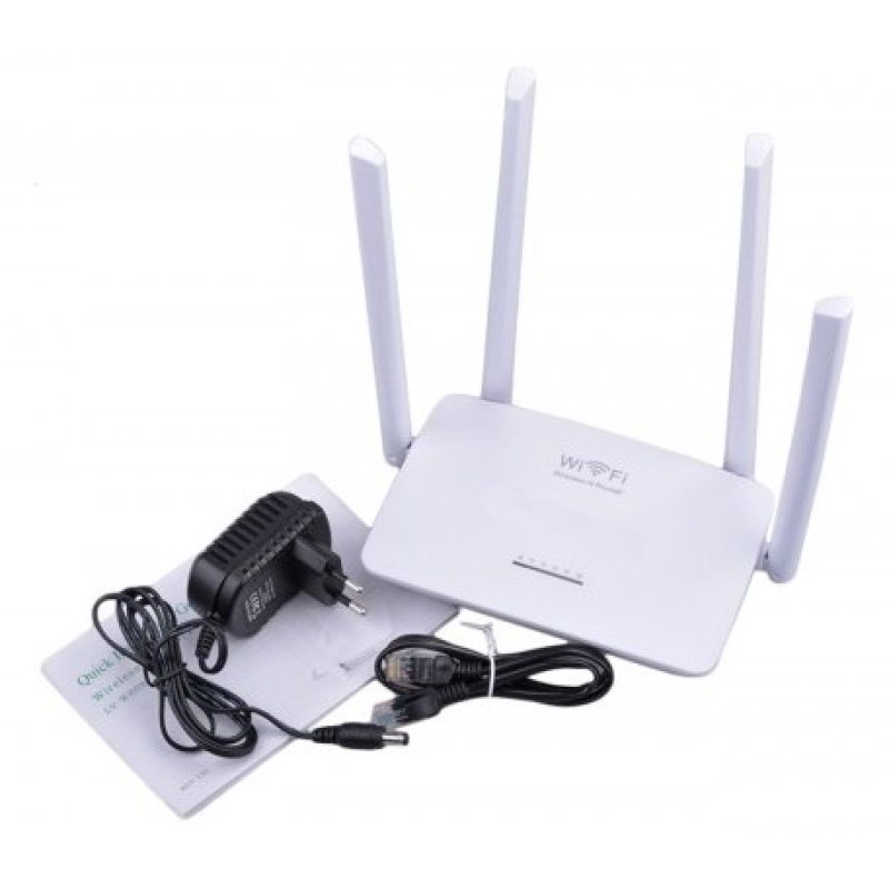 Hongu Mini Router WIFI LAN 900Mbps modem 4 Antenne ripetitore segna...