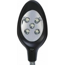Lente d'ingrandimento Lampada 5 LED da tavolo Pinze Luce Saldatore Terza mano