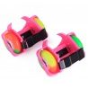 Pattini rotelle luminosi LED regolabili estensibili rollerblade roller 2 ruote