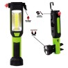 Hongu TORCIA LAMPADA LAVORO LED COB MARTELLO OFFICINA MAGNETICO TAG...