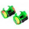 Pattini rotelle luminosi LED regolabili estensibili rollerblade roller 2 ruote