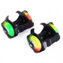 Pattini rotelle luminosi LED regolabili estensibili rollerblade roller 2 ruote