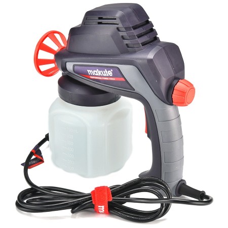 Pistola a spruzzo aerografo 80W professionale verniciare pittura casa serbatoio
