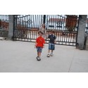 Pattini rotelle luminosi LED regolabili estensibili rollerblade roller 2 ruote