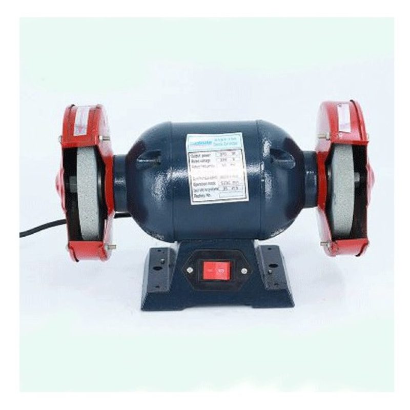 Makute SMERIGLIATRICE DOPPIA MOLA DA BANCO 370W 2 DISCHI 150MM OFFI...