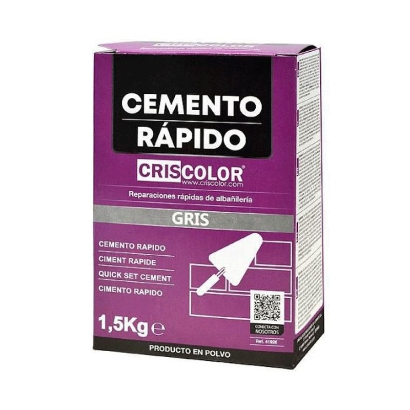 1,5 Kg Cemento rapido in polvere Criscolor Ecobrico Presa Rapida Pronto Muratura