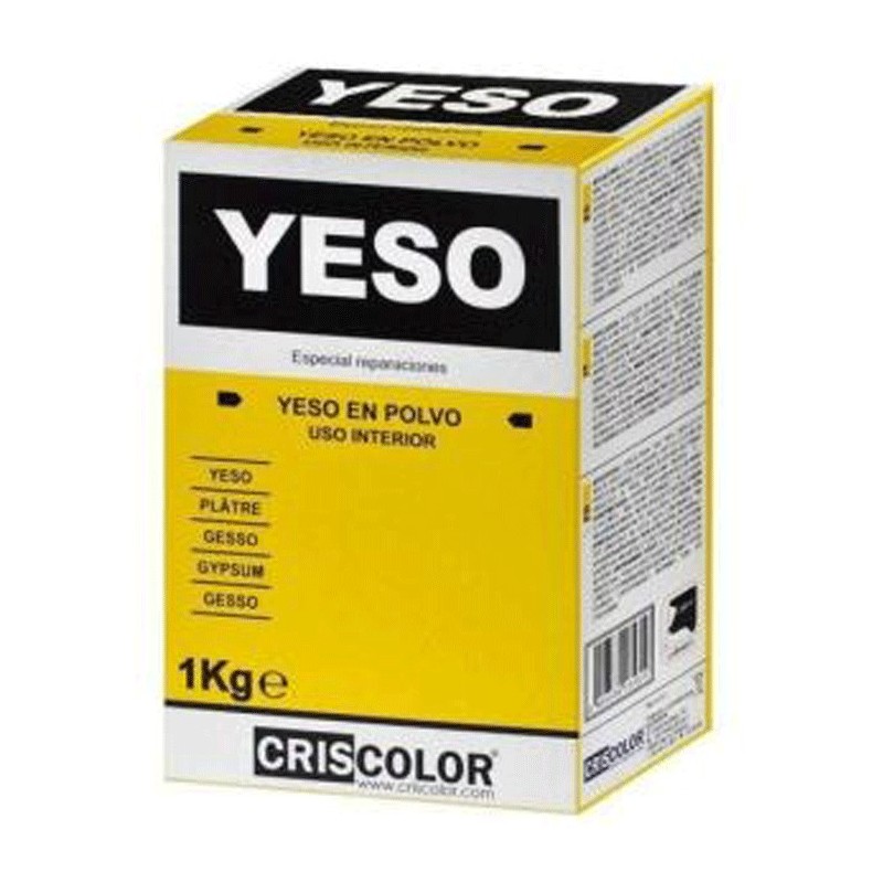 1Kg Gesso in Polvere Criscolor riparazioni Interno muro edilizia restauro casa